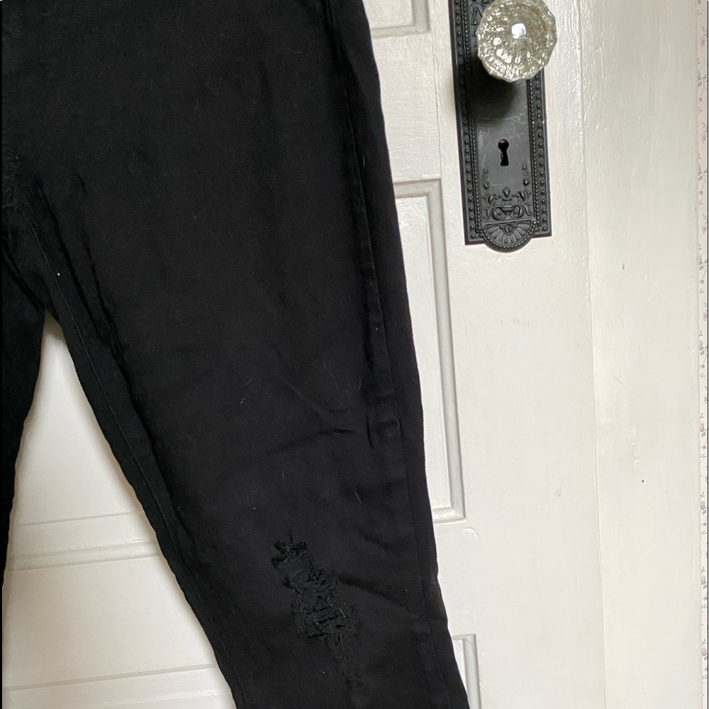 NWOT Paige Verdugo ankle destructed black jeans - Picture 8 of 11
